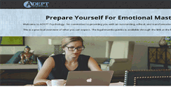 Desktop Screenshot of adeptpsychology.com